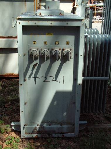 500 KVA, Pri. 2400 V, D, Sec. 120/208 V, Y, VANTRAN, SUBSTATION TXFMR: -1