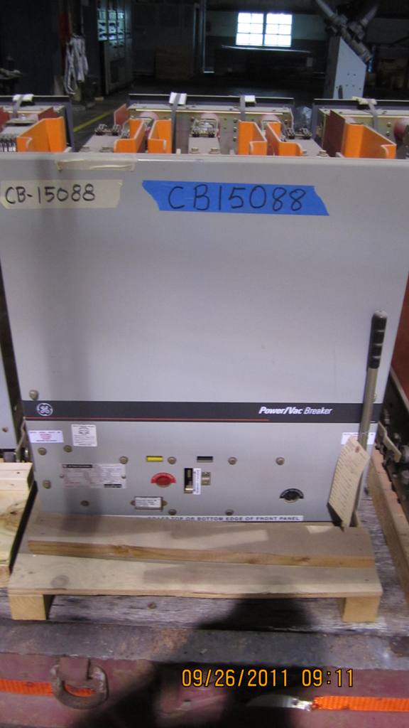 1200 Amp, GE, VB1-14.4-500, 15 KV, E/O, D/O, 125 VDC CLOSE & TRIP, ML-18: -1