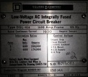 1600 Amp, WESTINGHOUSE, DSL-416, 480 V.,MANUALLY OPERATED, DRAWOUT;-1