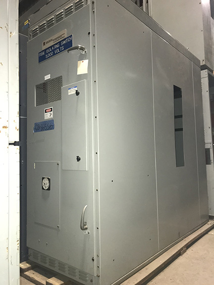 600 Amp, CUTLER HAMMER, MVS, 5000 V., INDOOR, FUSED, LOAD BREAK