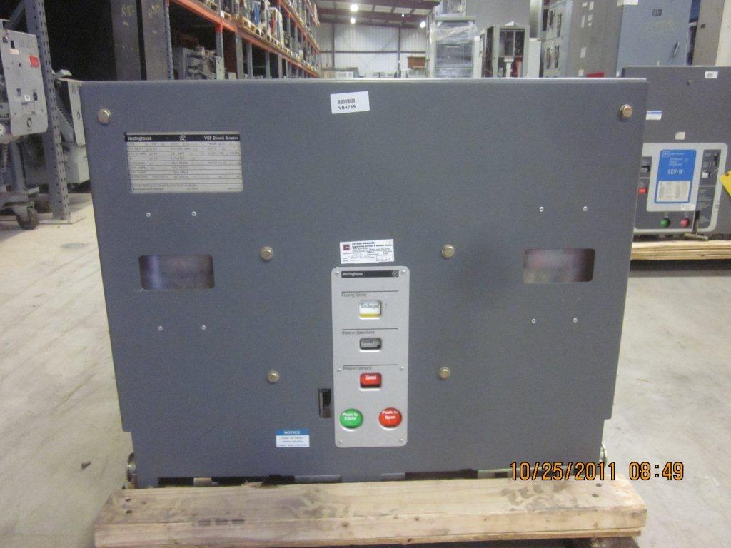1200 Amp, CUTLER HAMMER, 50VCP-250, 4160 V., 125 VDC CLOSE & TRIP, 58 KA C&L