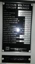 1200 Amp, SQUARE D, VR V5D6153Y000A, 15 KV, 2002, 500 MVA, 120 VAC CL/125 VDC TR