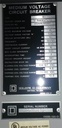 1200 Amp, SQUARE D, VR V5D6153Y000A, 15 KV, 2002, 500 MVA, 120 VAC CL/125 VDC TR