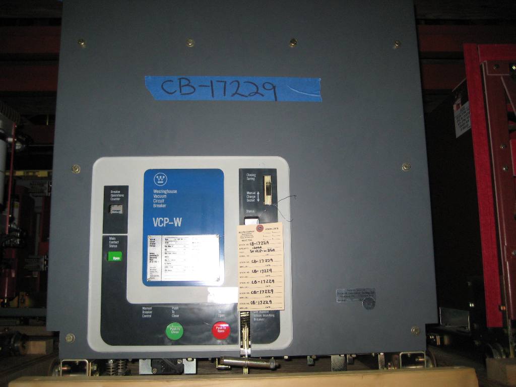 1200 Amp, WESTINGHOUSE, 50VCPW-350, 5000 V., 1998, E/O, D/O, 125 VDC CL/TR/MOTOR
