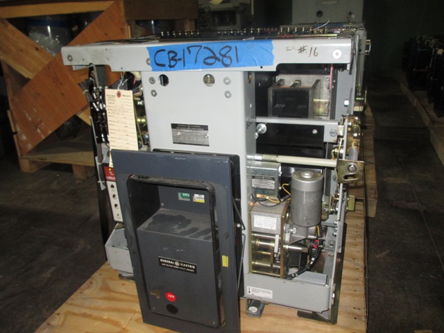 3200 Amp, GENERAL ELECTRIC, AKR-6D-75, 480 V., 120 VAC, MICRO-VERSA TRIP LSIG:1
