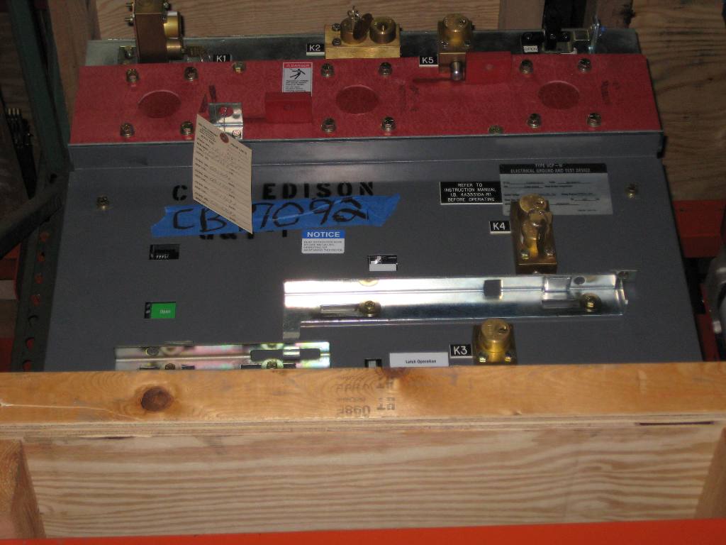 1200/2000 Amp, CUTLER HAMMER, 50/150VCPW, 5/15 KV, 2008, GRND & TEST, E/O, D/O