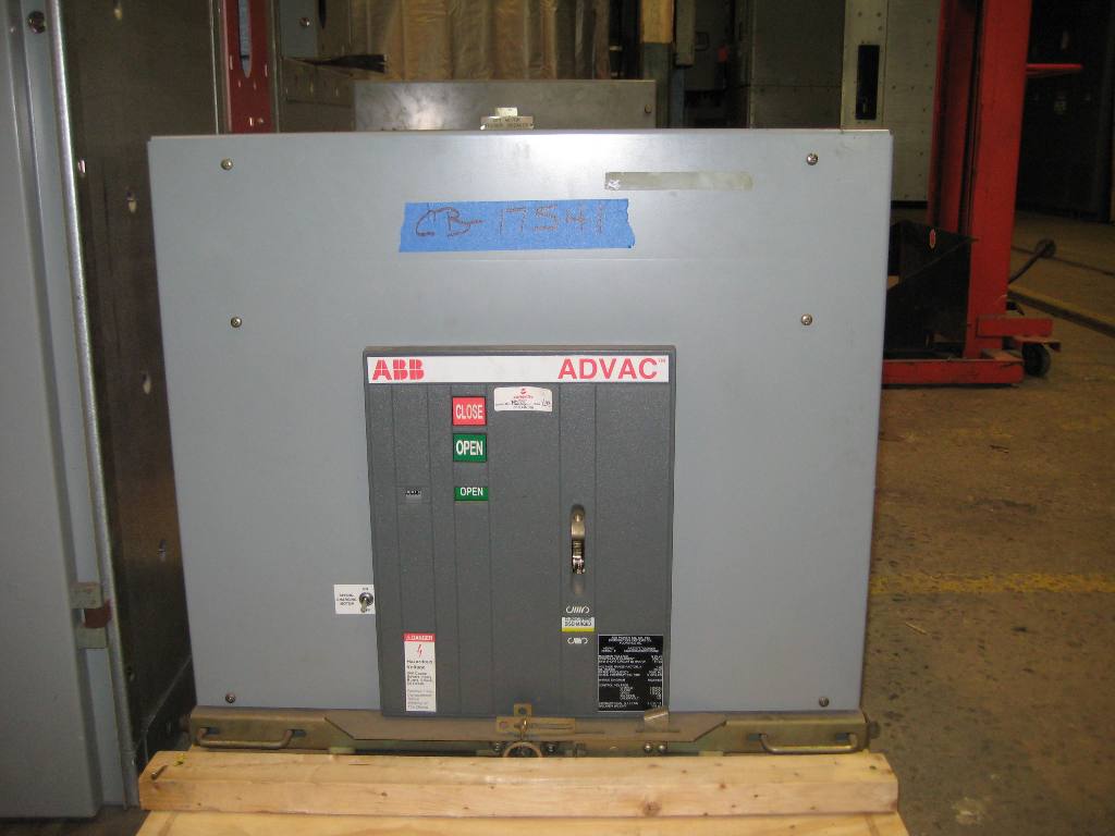 2000 Amp, ABB, ADVAC, 8.25 KV, 125 VDC CHARGE/CLOSE/OPEN, 41 KA:1