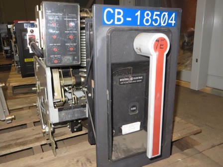 1600 Amp, GE, AKR-8D-50, 480 V., MANUALLY OPERATED, DRAW-OUT