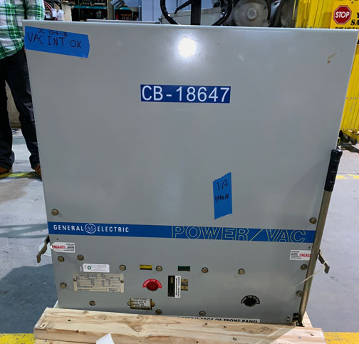 2000 Amp, GENERAL ELECTRIC, VB1 4.16-250-2, 4160 V., 1991, 48 VDC, ML-18 MECH:1