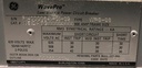 800 Amp, GENERAL ELECTRIC, WPS-08, 480 V. MANUALLY OPERATED, DRAW-OUT:1