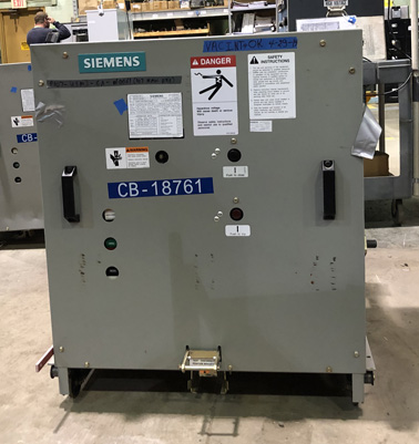 2000 Amp, SIEMENS, 05-GMSG-0063-2000-164, 4760 V., 2010, 125 VDC CL/TR/MOT