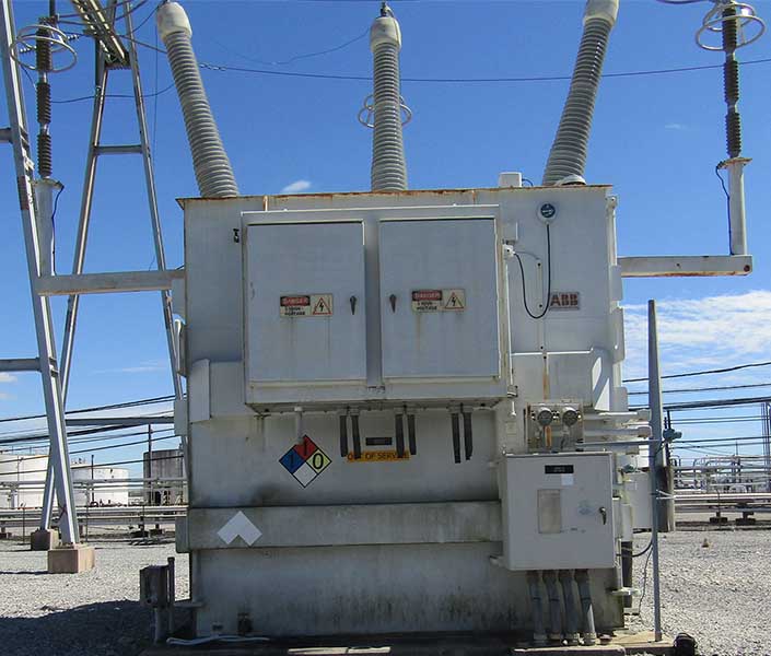 30/33.6/40/44.8/50/56 MVA, ABB, Pri 230000 D, Sec 13800Y/7967 Copper