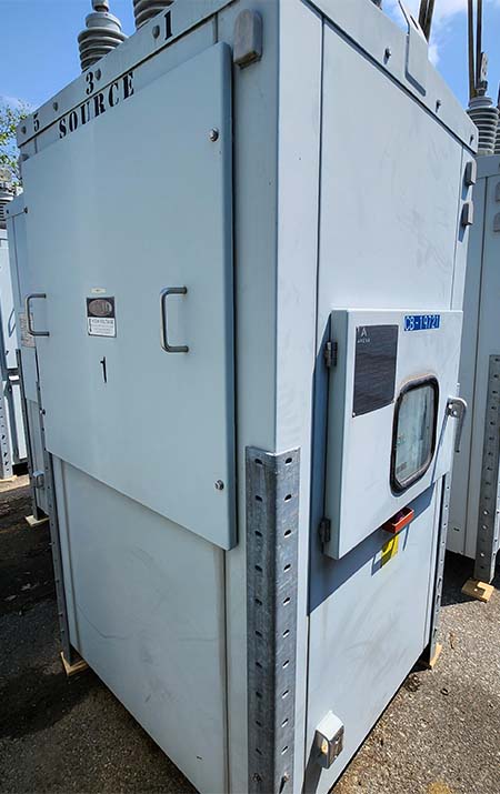 1200 Amp, AREVA, EOX-15, 15000 V., SUBSTATION VACUUM BREAKER