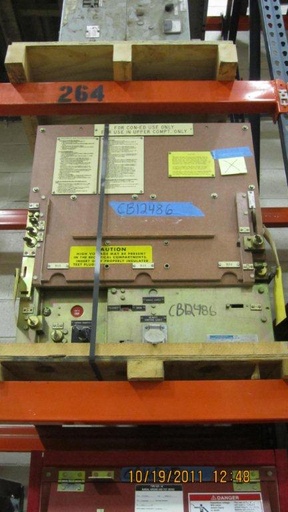 [019955] GENERAL ELECTRIC, GMV-1053, 15 KV, 1984, 125 VDC, ELECTRICALLY OPERATED-1