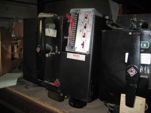 [025310] 1600 Amp, ALLIS CHALMERS, LA-50A, 480 V., E/O, D/O, A/C/B, 230 VAC: -1