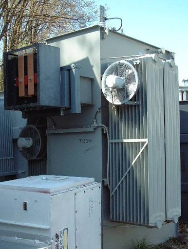 [029053] 3750/5250 KVA, SQUARE D, Pri. 26400 V, D, Sec. 4160 V, Y, 1999, SUBST. TXFMR: -1
