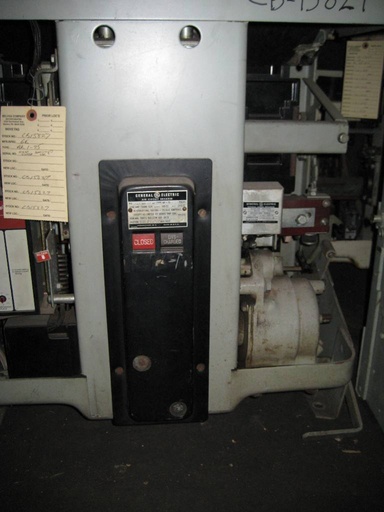 [033315] 3000 Amp, GE, AK-1-75, 480 V., ELECTRICALLY OPERATED (125VDC), DRAWOUT;-1