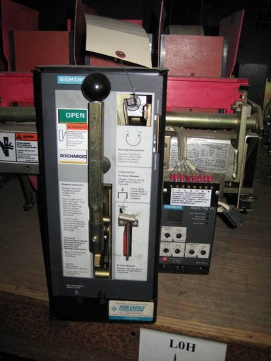 [034164] 1600 Amp, SIEMENS, RLX-1600, 600 V., MO/DO, HIGH INTERRUPT, STATIC TRIP III;