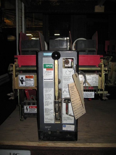 [034210] 1600 Amp, SIEMENS, RLF-1600, 600 V., 1990, MO/DO, STATIC TRIP III;