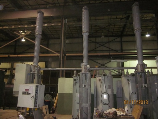 [036044] 2000 Amp, ABB, HPL-170A1, 170 KV, 1996, SF6, 40 KAIC, 125 VDC C&T, LIVE TANK:1