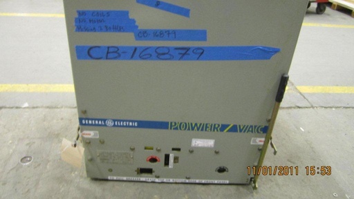 [036309] 1200 Amp, GENERAL ELECTRIC, VB1-4.16-250-0, 4760 V., 1983, 48 VDC CLOSE & TRIP:1