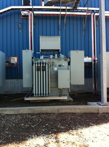 [036451] 5000/6667 KVA, Pri 13800 D, Sec 2400Y/1386, 1999, ABB, R-TEMP, SUBSTATION:2