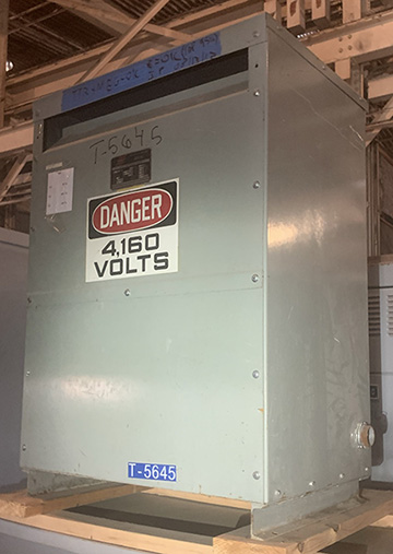 [037067] 150 KVA, Pri 4160 D, Sec 230Y/133, MAGNETICS, DRY TYPE, OUTDOOR