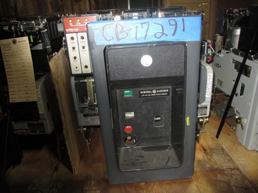 [037261] 1600 Amp, GENERAL ELECTRIC, AKR-6D-50, 480 V., 120 VAC, MICRO-VERSA TRIP LSIG:1