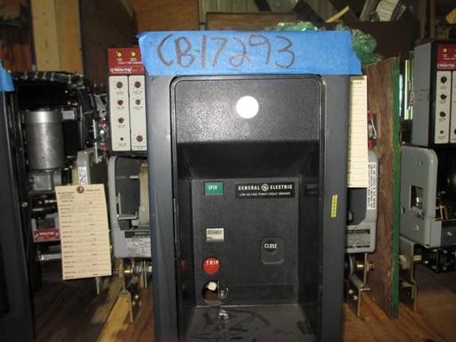[037263] 1600 Amp, GENERAL ELECTRIC, AKR-6D-50, 480 V., 120 VAC, MICRO-VERSA TRIP LSIG:1