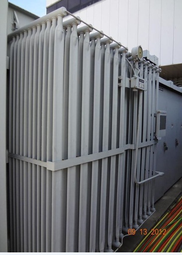 [037309] 3000 KVA, Pri 21000 D, Sec 480Y/277, GENERAL ELECTRIC, SILICONE, COPPER:1