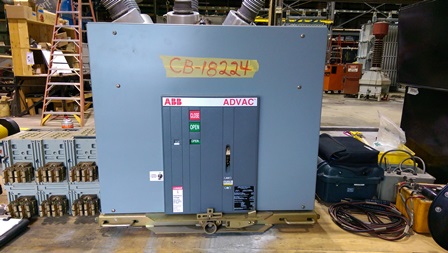 [040220] 1200 Amp, ABB, ADVAC, 13.8 KV, 125 VDC CLOSE & TRIP, UNUSED:1