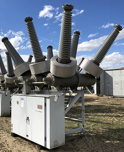 [041203] 2000 Amp, ABB, 121PM31-20, 121 KV, 1997, FSA-2 MECHANISM, 125 VDC