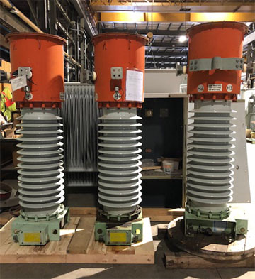 [041520] 115 KV, SQUARE D CURRENT TRANSFORMER, TYPE IK 550-201P-004
