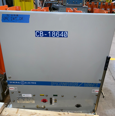 [041704] 1200 Amp, GENERAL ELECTRIC, VB1 4.16-250-2, 4160 V., 1991, 48 VDC, ML-18:1