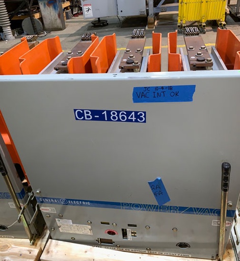 [041707] 1200 Amp, GENERAL ELECTRIC, VB1 4.16-250-2, 4160 V., 1991, 48 VDC, ML-18:1