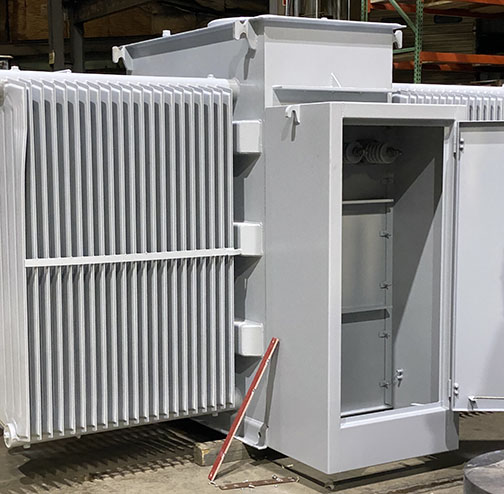 [042049] 2500 KVA, Pri 12470 D, Sec 480Y/277, 2001, ALSTOM, SIDE X SIDE BUSHINGS:1