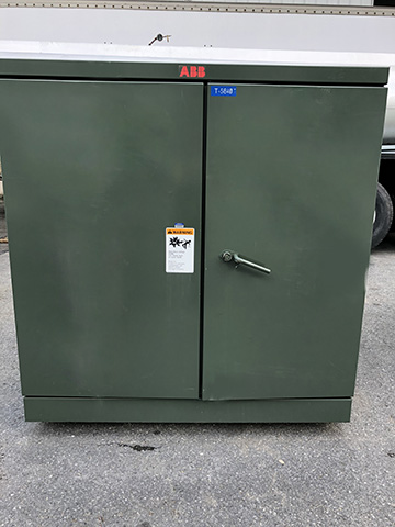 [042083] 1000 KVA, Pri 13800Y/7970, Sec 480 D, ABB, DEAD FRONT/RADIAL FEED