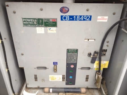 [042189] 1200 Amp, POWELL, 15PV0500-31, 15 KV, 1997, 125 VDC CLOSE, 240 VDC TRIP, PVS-3:1
