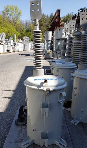 [042191] 25000 V, 14400 V PRI, Sec. 120/72 V SEC, 120/200:1, ABB/KUHLMAN SPOF-150
