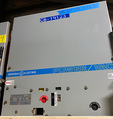 [043924] 1200 Amp, GENERAL ELECTRIC, VB1 7.2-500-1, 8.25 KV, 125 VDC CLOSE & TRIP