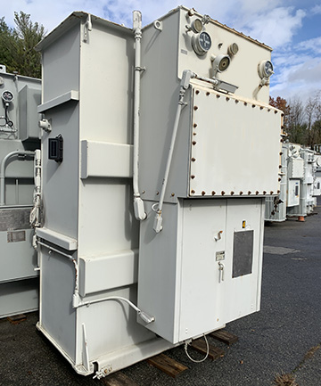 [043928] 4000/5000/5600 KVA, Pri 33000 D, Sec 4160Y/2400, GENERAL ELECTRIC, COPPER, LTC