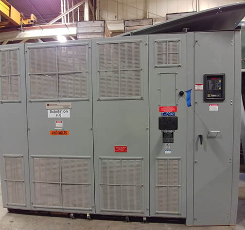 [044155] 2000/2300 KVA, Pri 4160 D, Sec 480Y/277, 2003, CUTLER-HAMMER, INDOOR, COPPER:1
