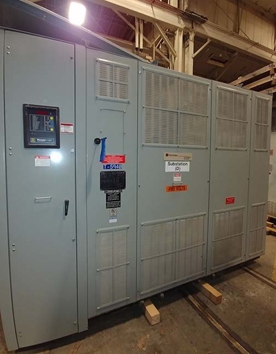 [044156] 2000/2300 KVA, Pri 4160 D, Sec 480Y/277, 2003, CUTLER-HAMMER, INDOOR, COPPER:1