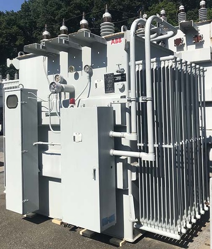 [044210] 10000/14000 KVA, Pri 34500 D, Sec 13800Y/7970, ABB, ALUMINUM