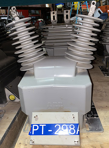 [044283] 2 KVA, Pri. 34500/34500Y, Sec. 115 V, 2012, ABB VOZ-20, 300:1