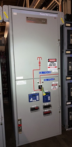 [044374] 1200 Amp, POWELL, POWER VAC, 4160 V., 2 HIGH, INDOOR HOUSED SWITCHGEAR LINEUP