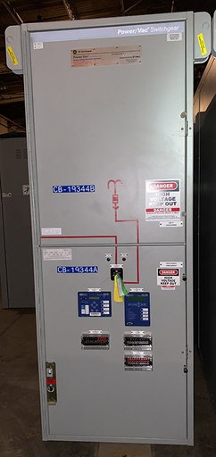 [044375] 1200 Amp, POWELL, POWER VAC, 4160 V., 2 HIGH, INDOOR HOUSED SWITCHGEAR LINEUP