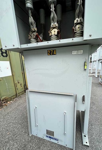 [044631] 1200 Amp, SQUARE D, No. FVR1121120A, 15500 V., 2008, 125 VDC TRIP, 240 VAC C/M