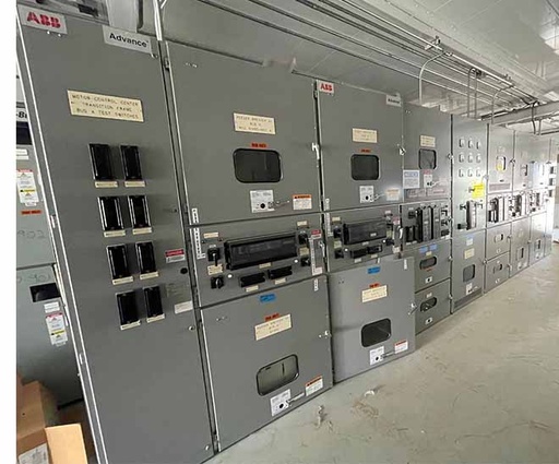 [045196] 3000 Amp, ABB, ADVAC, 4760 V., MTM SWITCHGEAR LINE-UP