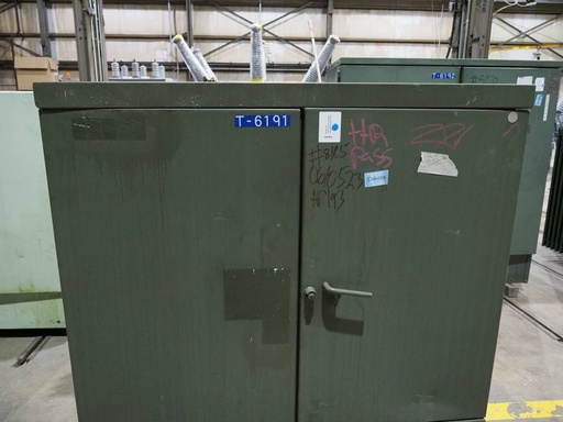 [045321] 1500 KVA, Pri 4160 D, Sec 480 Y/277, 2007, RADIAL FEED, LIVE FRONT